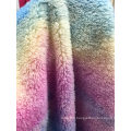 100%Polyester Shuvelvteen Fleece Tie-Dyed Knitting Fabric